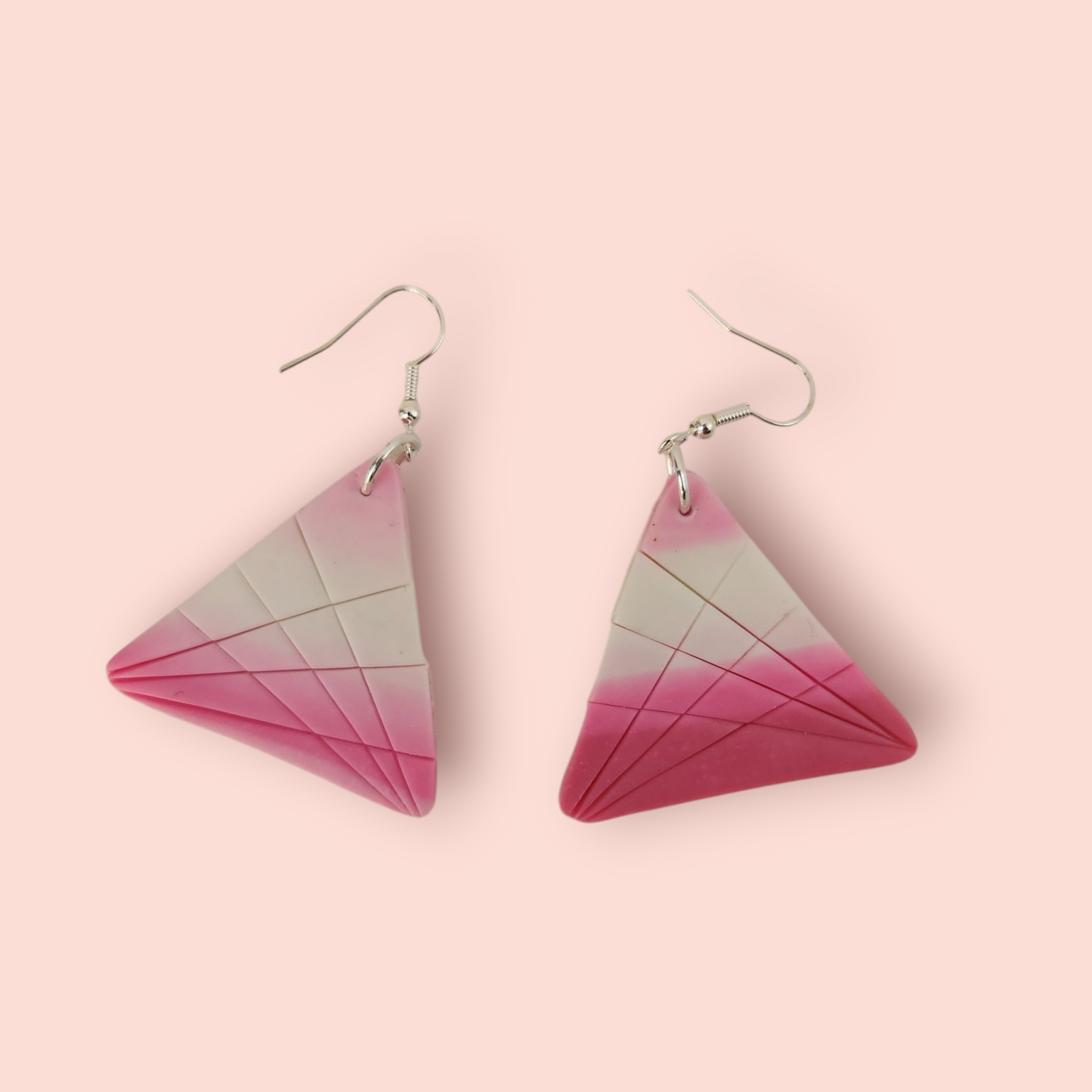 Triangle Grid Earrings