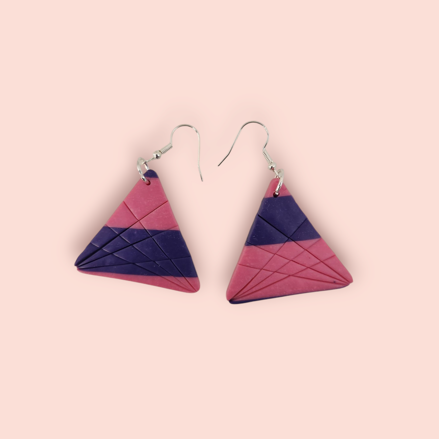 Triangle Grid Earrings