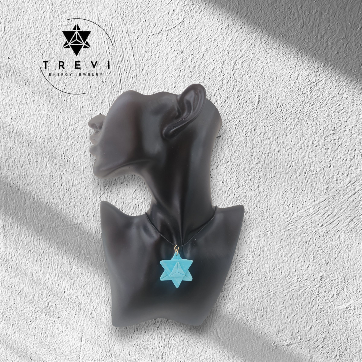 Turquoise star-shaped pendant